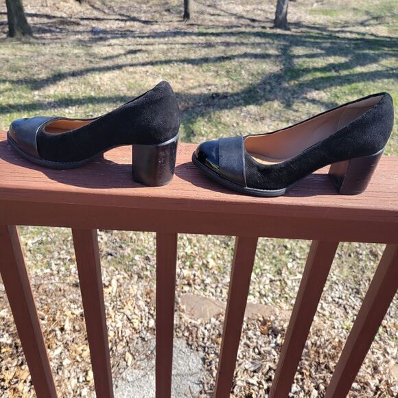 Clarks Black Woman's Tarah Brae Pumps sz 6 - Picture 7 of 16